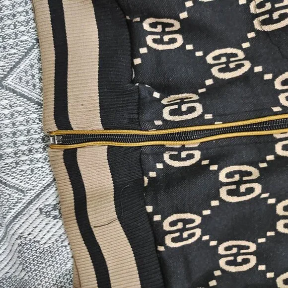 Gucci Classic Double G All-Over Print Baseball Jacket - Picture 10 of 10